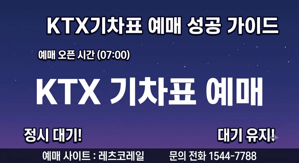 기차표예매